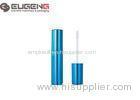 High Capacity Lip Balm Blue Container Lip Gloss Tubes With Brush 5 ml - 7 ml