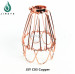 Modern industrial iron cage shade design light lamp