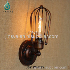 Globe glass shade antique industrial bar lamp wall light