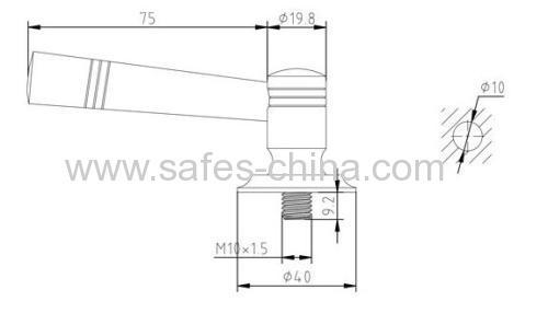 S-710 chrome-plated Steel furniture handle new design in 2016 for office furniture cabinets