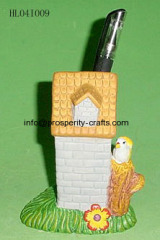 Ceramic Pen holder .