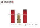 Eco Friendiy Red Empty Lipstick Tubes Laser Engraving Square Shape