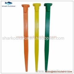 plastic tent peg stake for outdoor