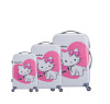 2016 Newest design Hot Sale new design carton ABS+PC Luggage travelling luggage bag trolley bag