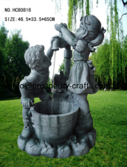 Poly resin Outdoor Fountain