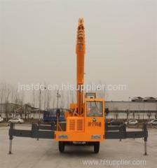 12 Ton small crane with 650086400mm outrigger span from jining Sitong Construction Machinery Co ltd