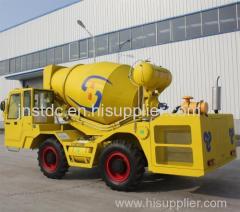 Self loading concrete mixer truck from Jining Sitong Construction Machinery Co Ltd