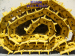Wirtgen road milling machine and asphalt paver track chain Crawler track assembly