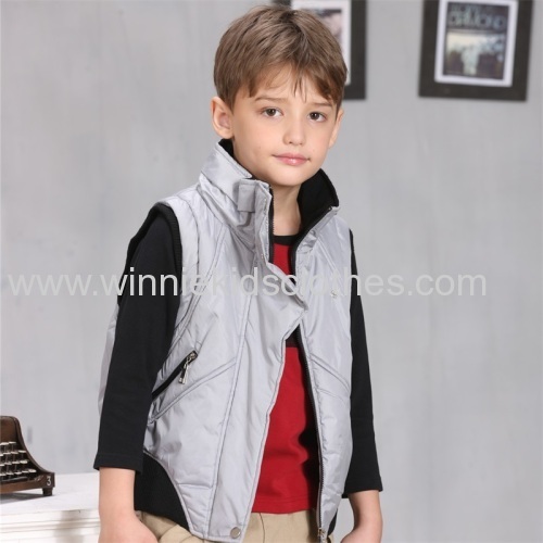 Grey Color Children Vest