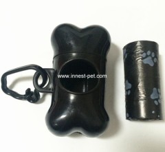 bone dispenser for dog poop bag