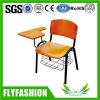 School Classroom Study Chair With Writing Pad And Armrest