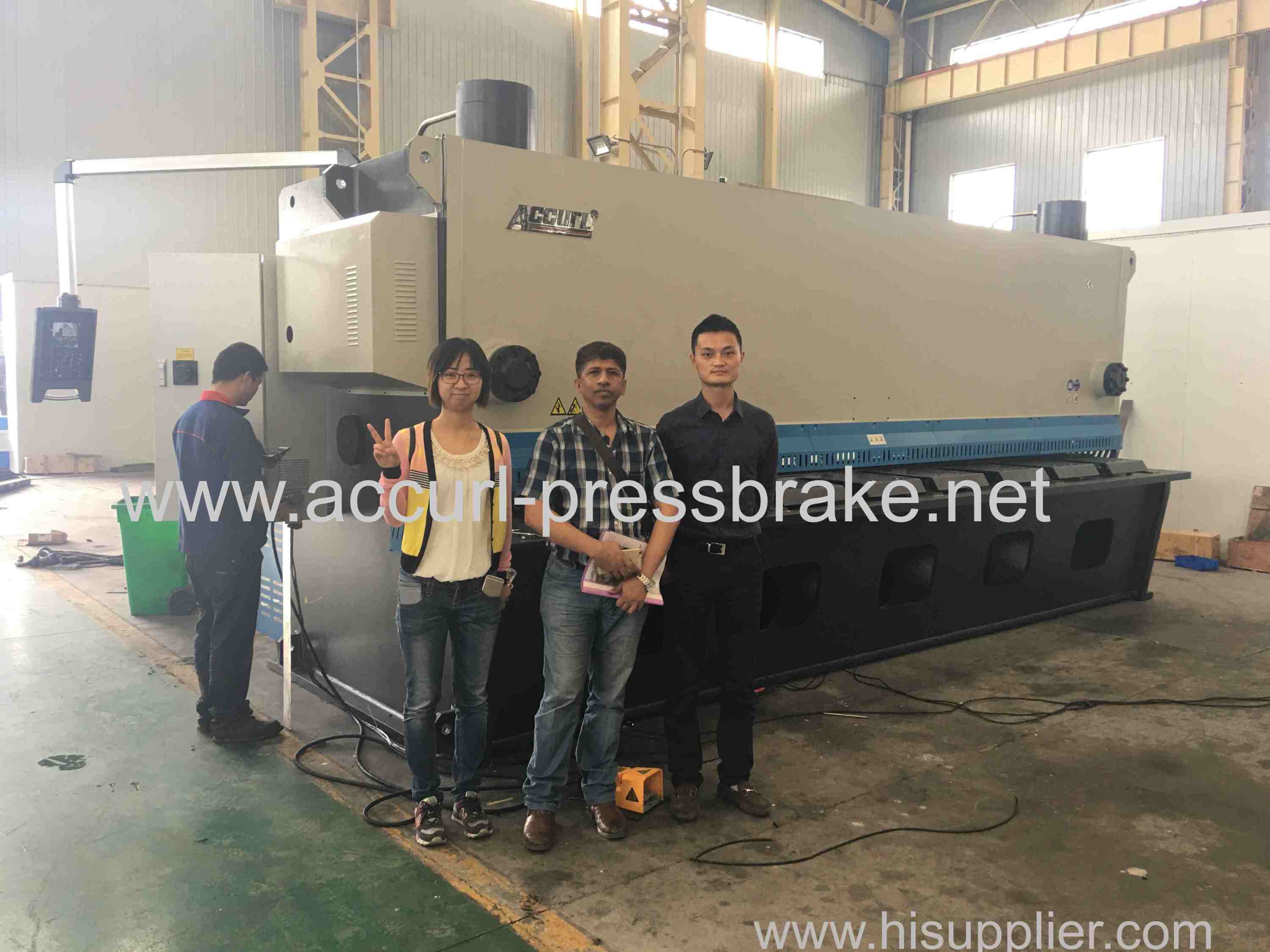 Hydraulic Guillotine Shearing Machine MS8-20X6000 will be finished in assembling plant