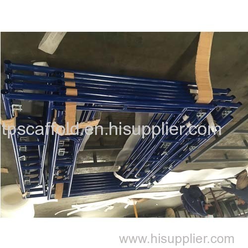 Blue Surface Walkthrough Frame System Scaffolding/Scaffold for Construction