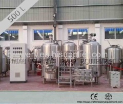 500L three vessel electric heating craft beer equipment for sale