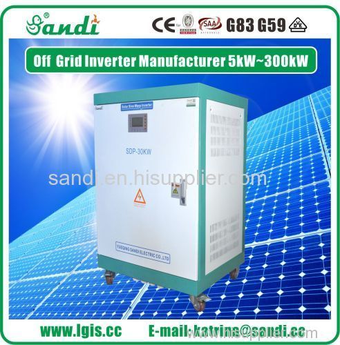 30KW Off Grid Pure Sine Wave Inverter