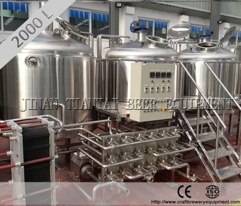 10BBL craft stainless steel steam brewing systems for sale