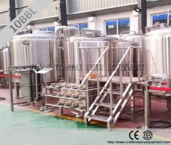 10 barrel craft stainless steel steam brewing systems for sale