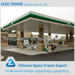 Light steel space frame low cost of gas station canopy