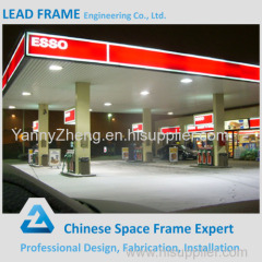 Light steel space frame low cost of gas station canopy