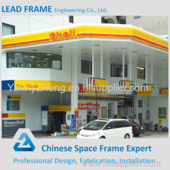 Light steel space frame low cost of gas station canopy