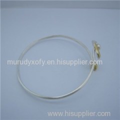 Lotus Pearl Silver Open Bangles SSB002