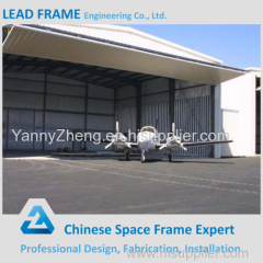 Light steel space frame arch hangar