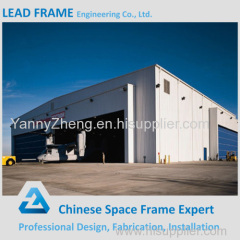 Light steel space frame arch hangar