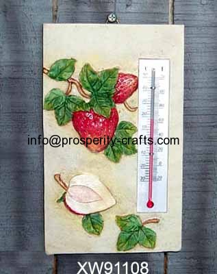 Poly resin Thermometer for Garden