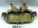 Ceramic Glazed Bird Bath & Feeders