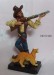 Poly resin Cowpoke statue