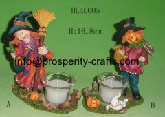 Poly resin Halloween Figurine .
