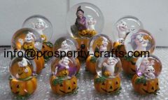 Polyresin Halloween Snowglobe / waterglobe