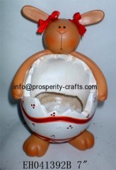 Poly resin Easter Figurine