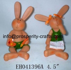 Poly resin Easter Figurine