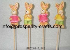Poly resin Easter Figurine .