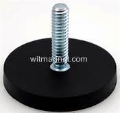 Hot sale dimension rubber coated strong permanent magnet factory