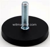 Hot sale dimension rubber coated strong permanent magnet factory