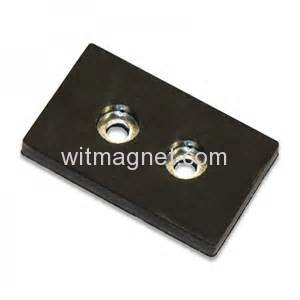 rubber-coated component magnets base with internal thread