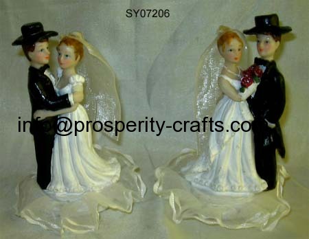 Poly resin Wedding figurine