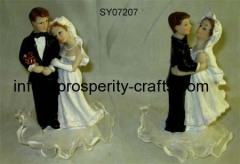 Poly resin Wedding figurine