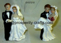 Poly resin Wedding figurine