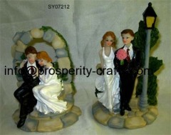Poly resin Wedding figurine