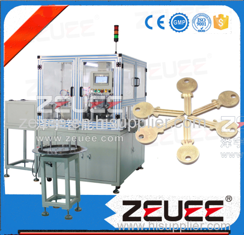 Key automatic milling and deflashing machine manufacture