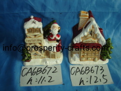 Ceramic X'mas House .