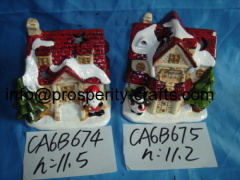 Ceramic X'mas House .