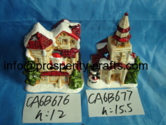 Ceramic X'mas House .