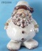 Ceramic Glazed Snowman / Santa Claus