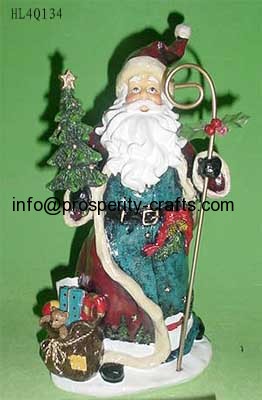 Polyresin Xmas Santa Claus