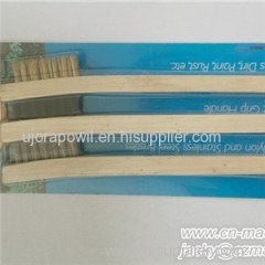 Mini Wooden Handle Wire Brushes Set Package