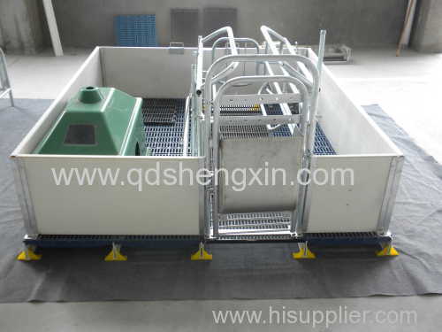 High Quality Single Farrowing Crate for pigs with PVC fence